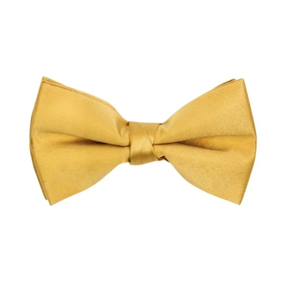 Dobell Bow Tie‎ Mens One Size Sunset Gold Pre-Tied Adjustable Formal Yellow New